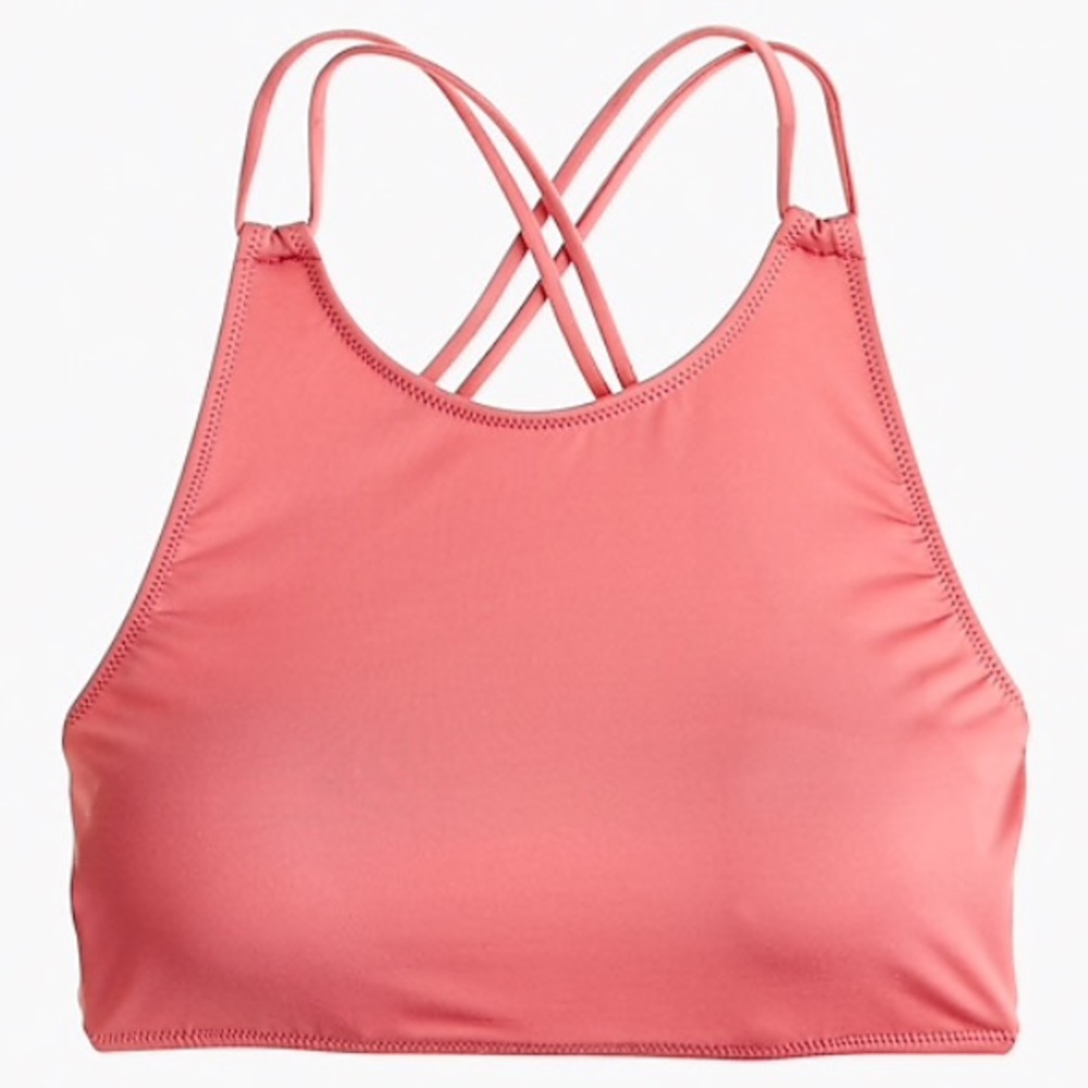 J Crew high neck bikini top